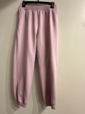 Abercrombie YPB NeoKnit Light Pink Elastic Waist Joggers